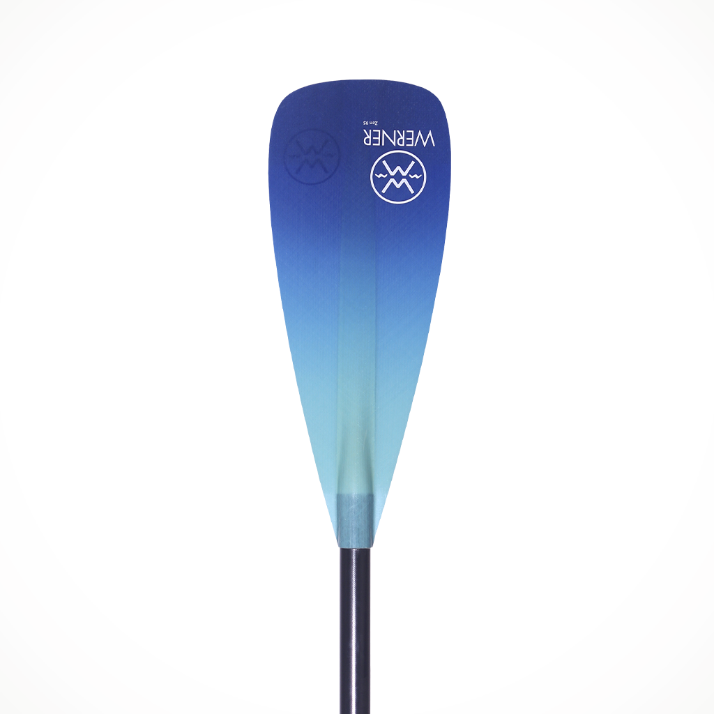 Paddling Werner Paddles Zen 95 Travel Adjustable Straight Shaft Gradient Abyss Blade