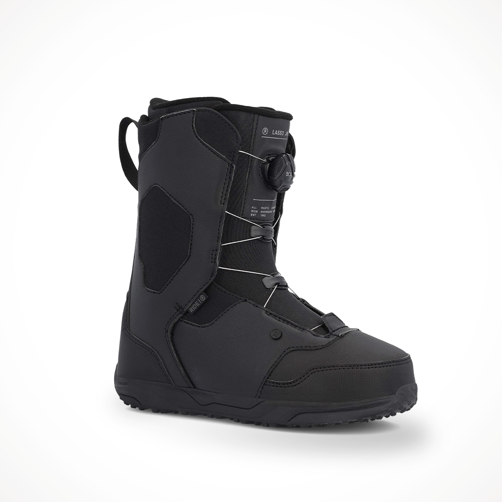 Ride Lasso Jr Black 2023 Snowboard Boot Right