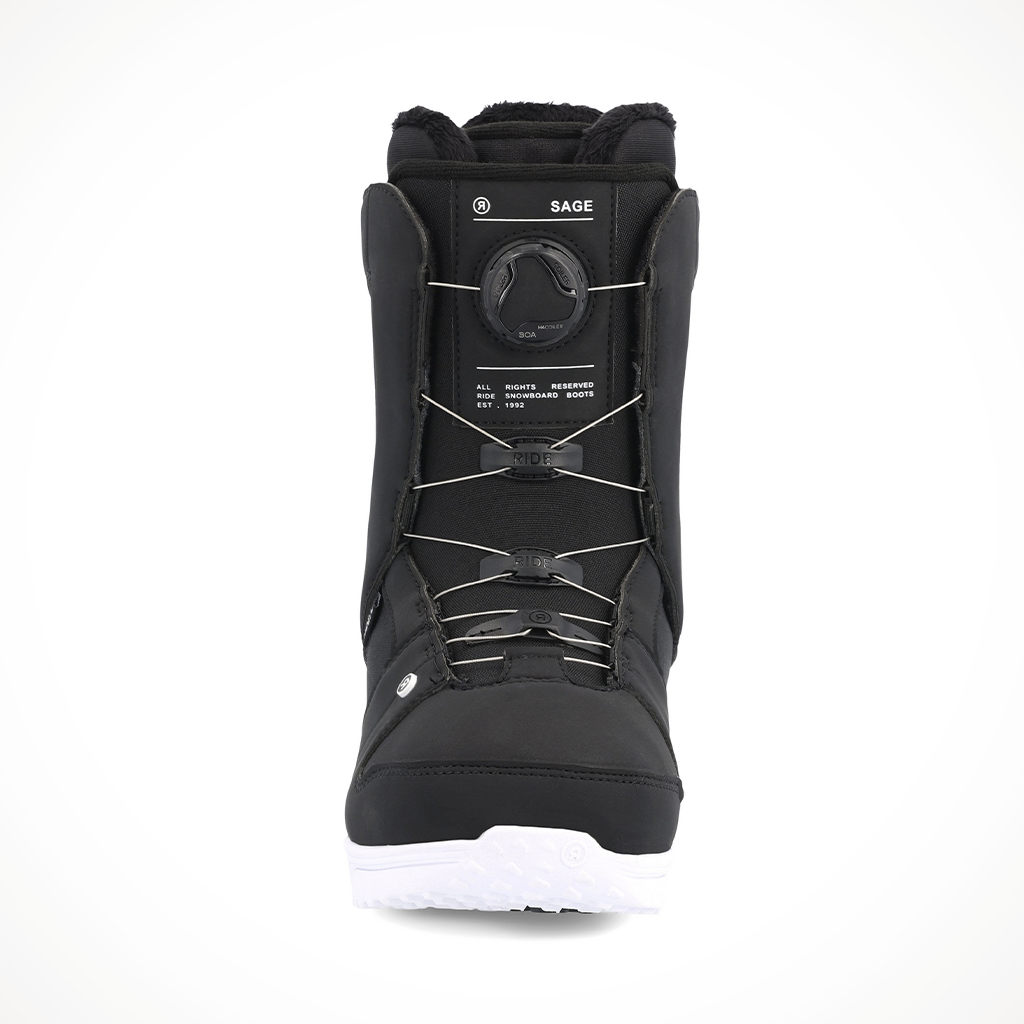 Ride Sage Black 2023 Snowboard Boot Toe