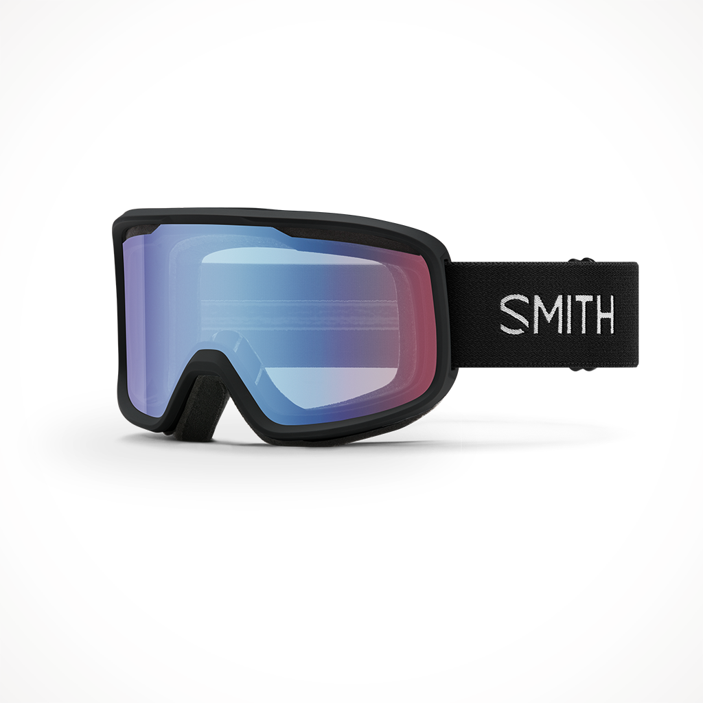 Smith Frontier 2023 Snow Goggle Black Blue Sensor_ Mirror