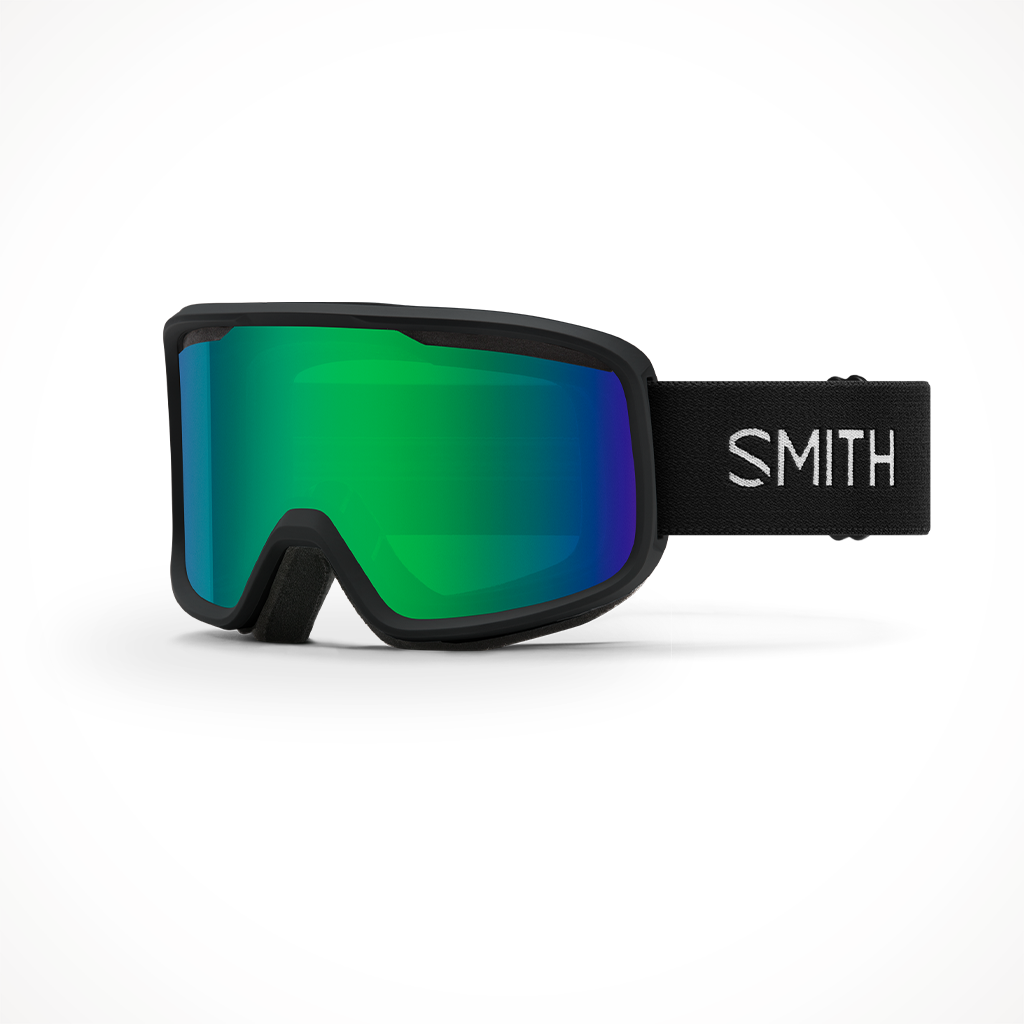 Smith Frontier 2023 Snow Goggle Black Green Sol-X Mirror