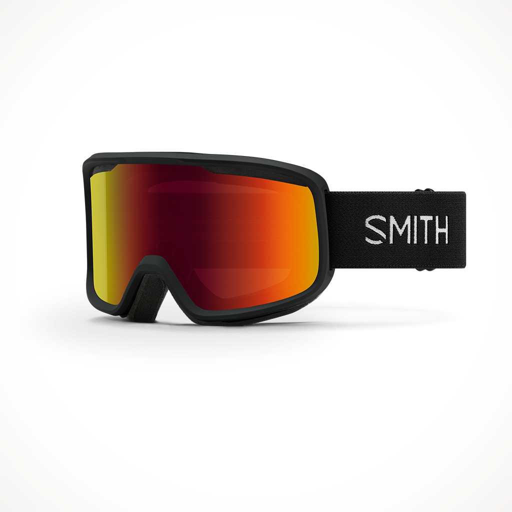 Smith Frontier 2023 Snow Goggle Black Red Sol-X Mirror