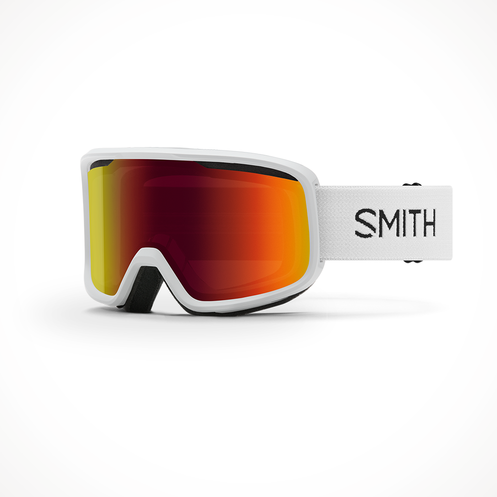 Smith Frontier 2023 Snow Goggle White Red Sol-X Mirror