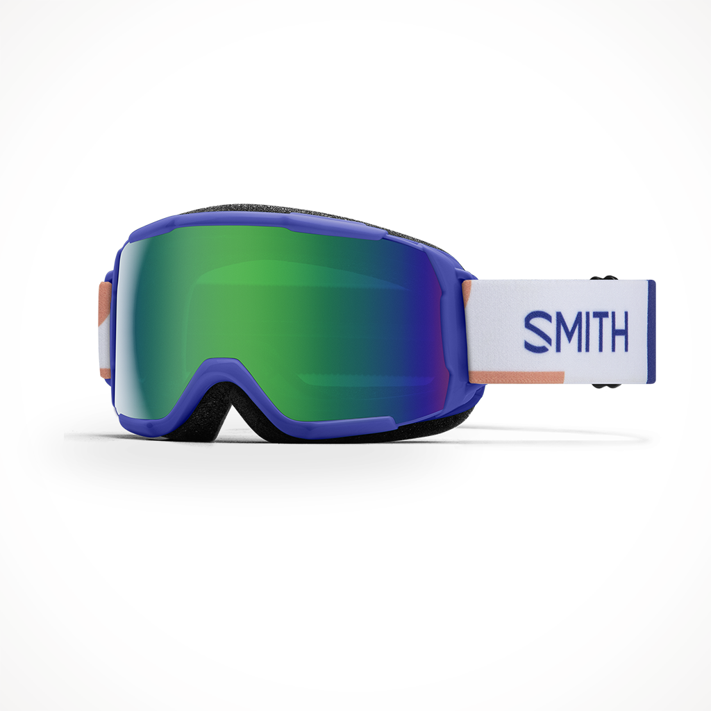 Smith Grom 2023 Snow Goggle Lapis Risoprint Green Sol-X Mirror