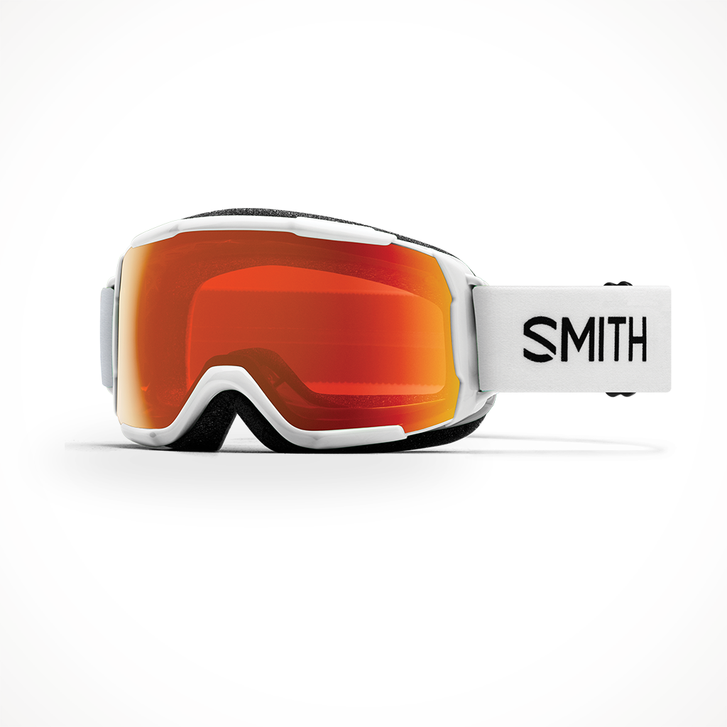 Smith Grom 2023 Snow Goggle White Chromapop Everyday Red Mirror