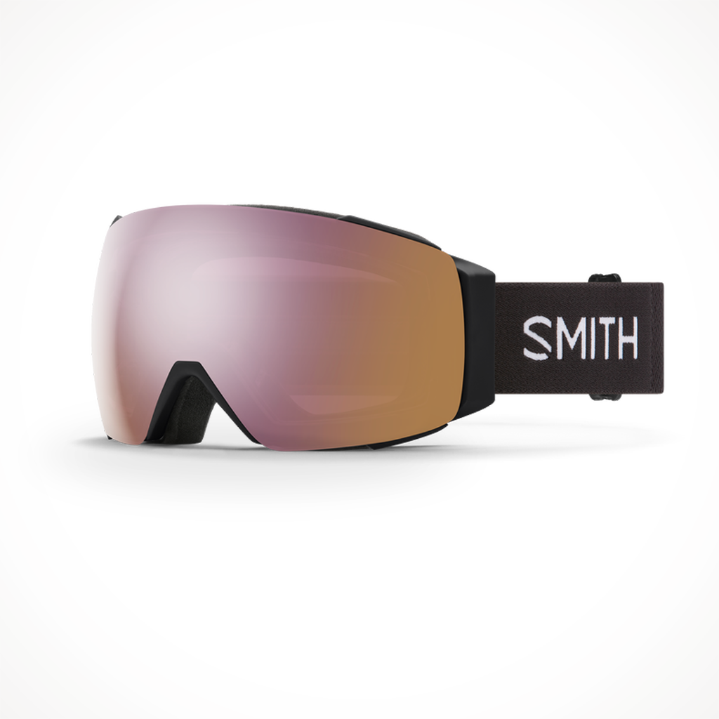 Smith I/O Mag 2023 Snow Goggle Black Chromapop Everyday Rose Gold Mirror