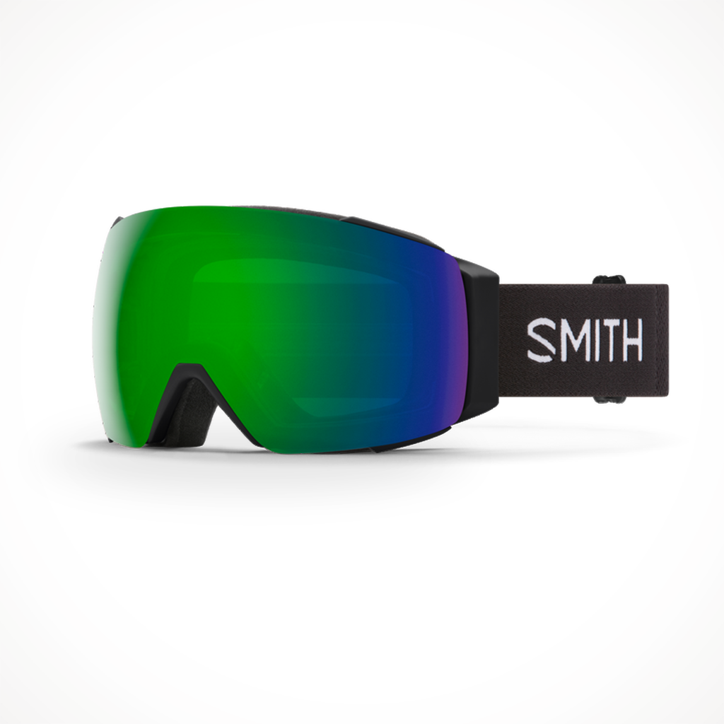 Smith I/O Mag 2023 Snow Goggle Black Chromapop Everyday Sun Green Mirror