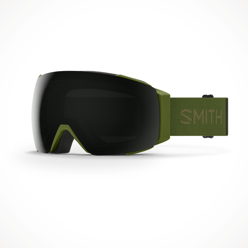 Smith I/O Mag 2023 Snow Goggle Olive Chromapop Sun Black