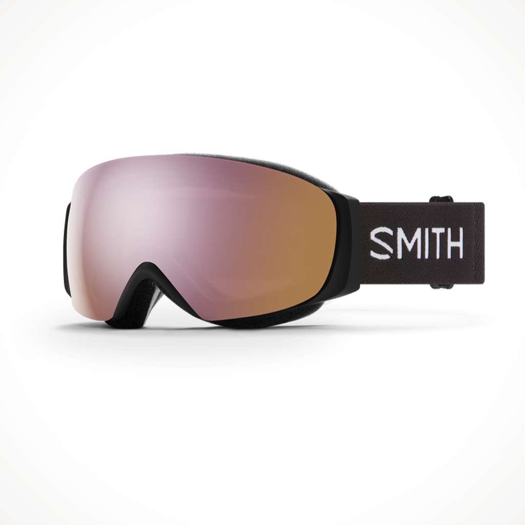 Smith I/O Mag S 2023 Snow Goggle Black Chromapop Everyday Rose Gold Mirror