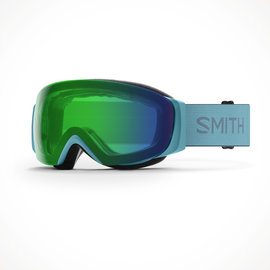 Smith I/O Mag S 2023 Snow Goggle Storm Chromapop Everyday Green Mirror