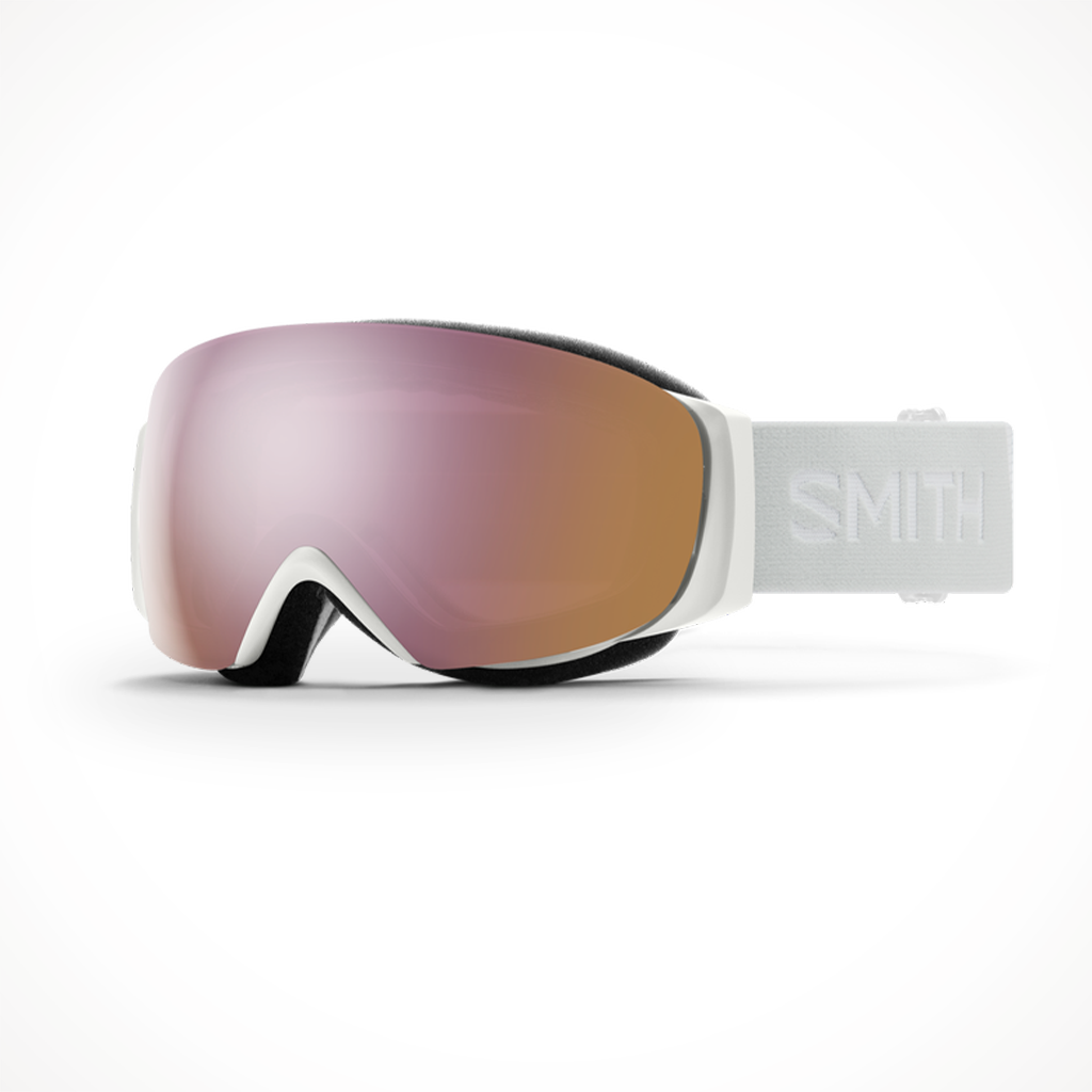 Smith I/O Mag S 2023 Snow Goggle White Vapor Chromapop Everday Rose Gold Mirror
