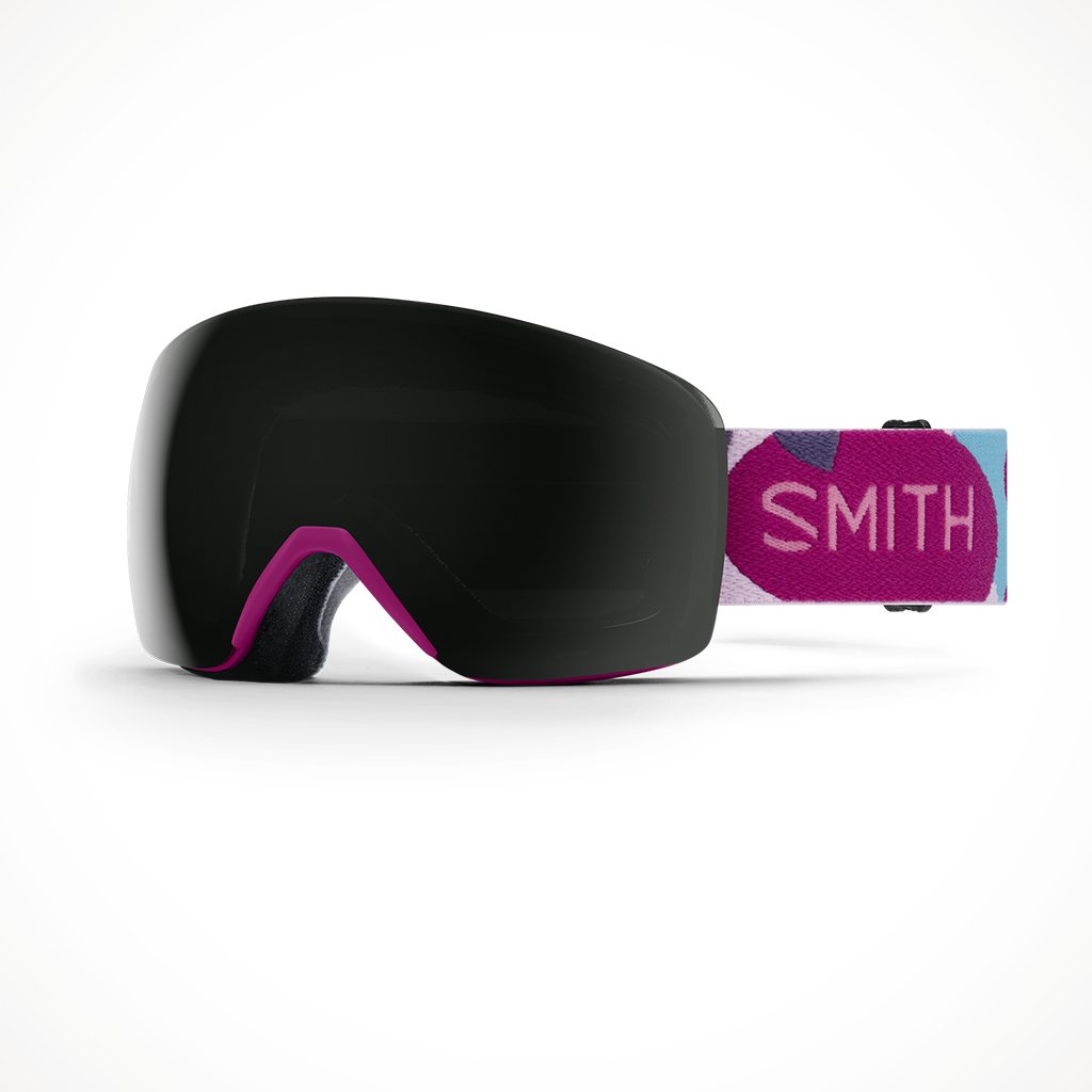 Smith Skyline 2023 Snow Goggle Fuschia Oversized Shapes Chromapop Sun Black