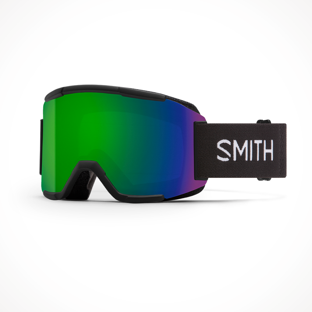 Smith Squad 2023 Snow Goggle Black Chromapop Sun Green Mirror