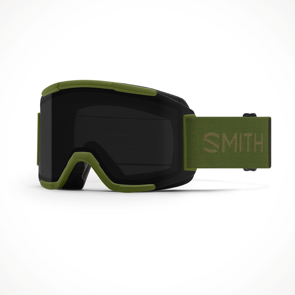 Smith Squad 2023 Snow Goggle Olive Chromapop Sun Black