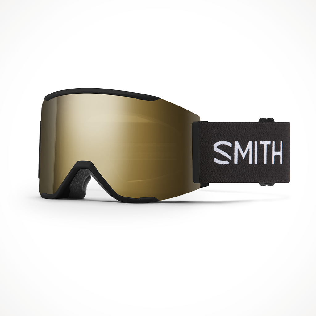 Smith Squad MAG 2023 Snow Goggle Black Chromapop Sun Black Gold Mirror