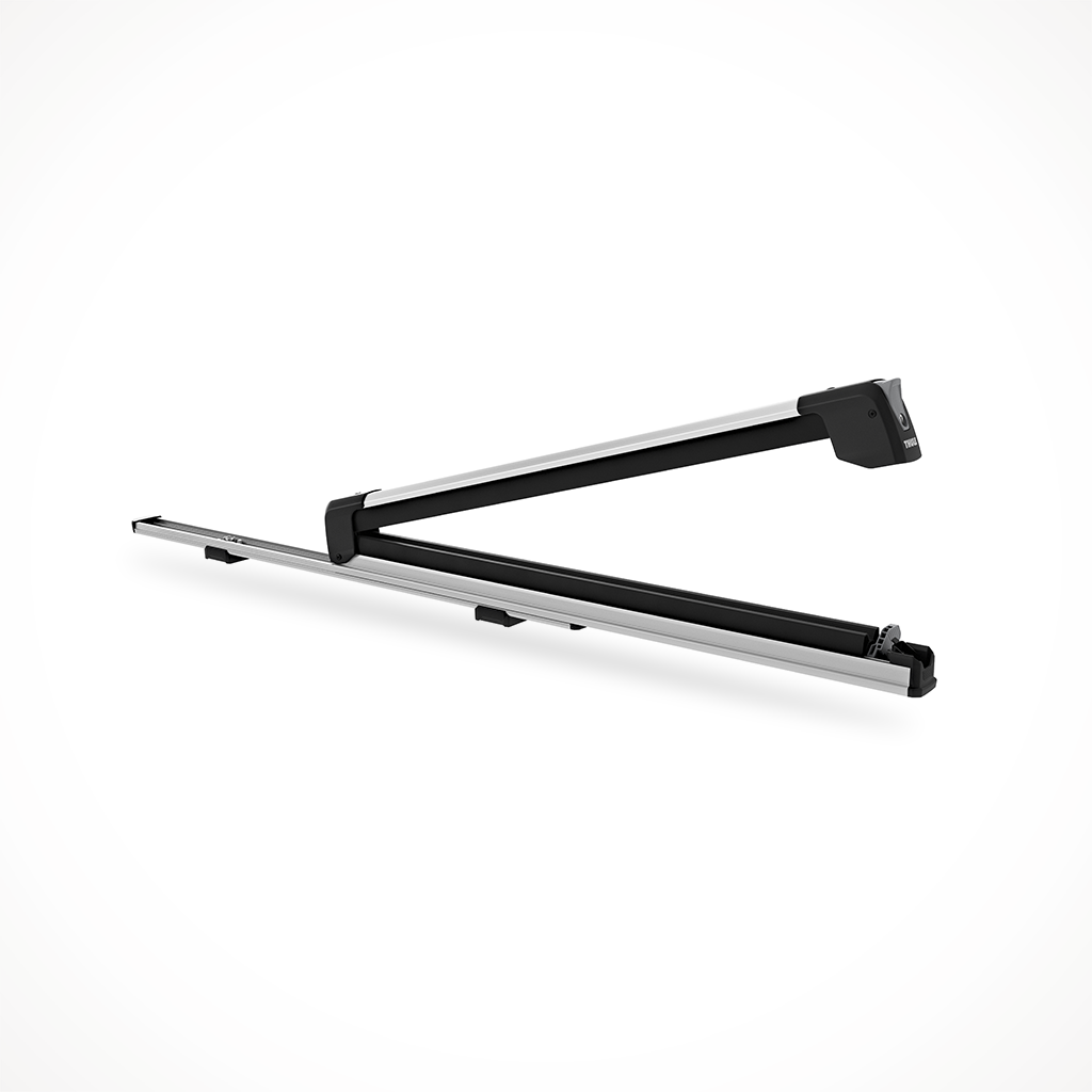 Thule SnowPack Extender Silver Ski Snowboard Rack 3