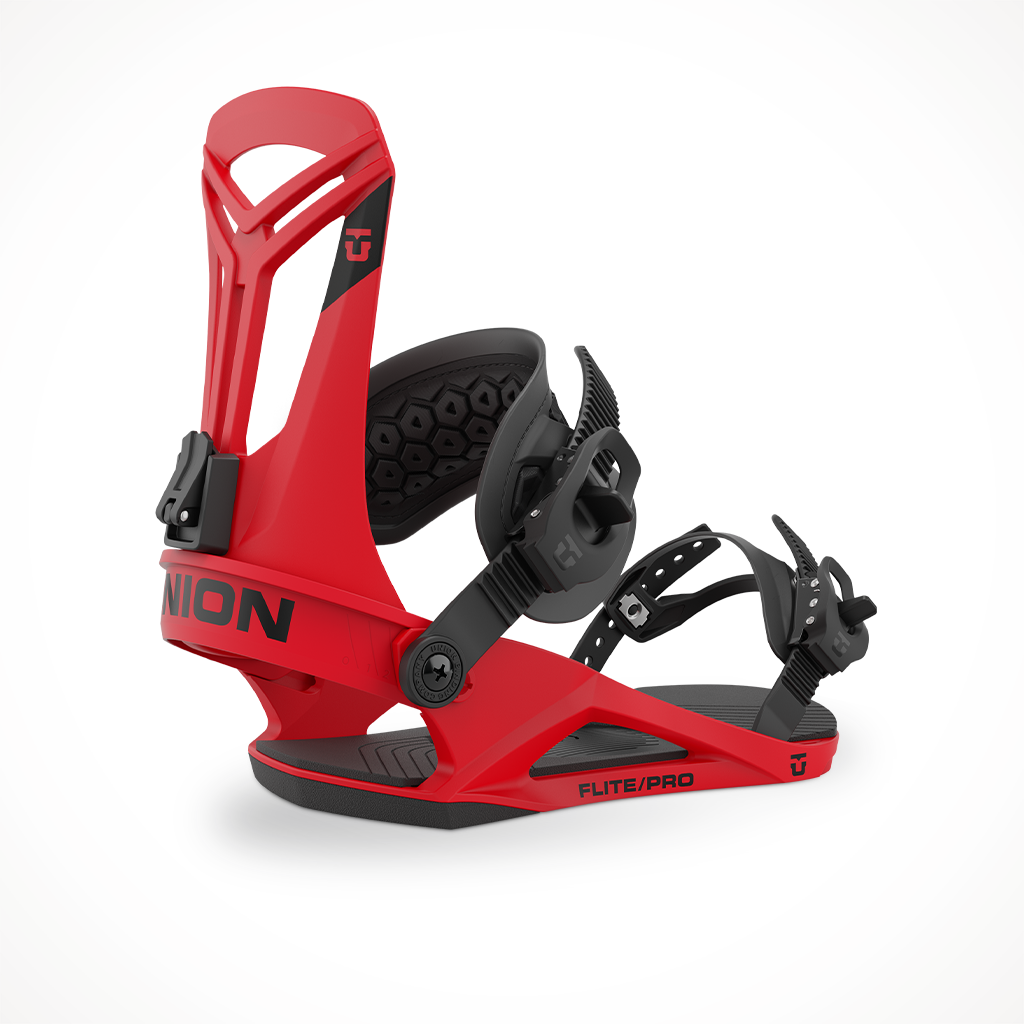 Union Flight Pro 2023 Snowboard Binding Red Back