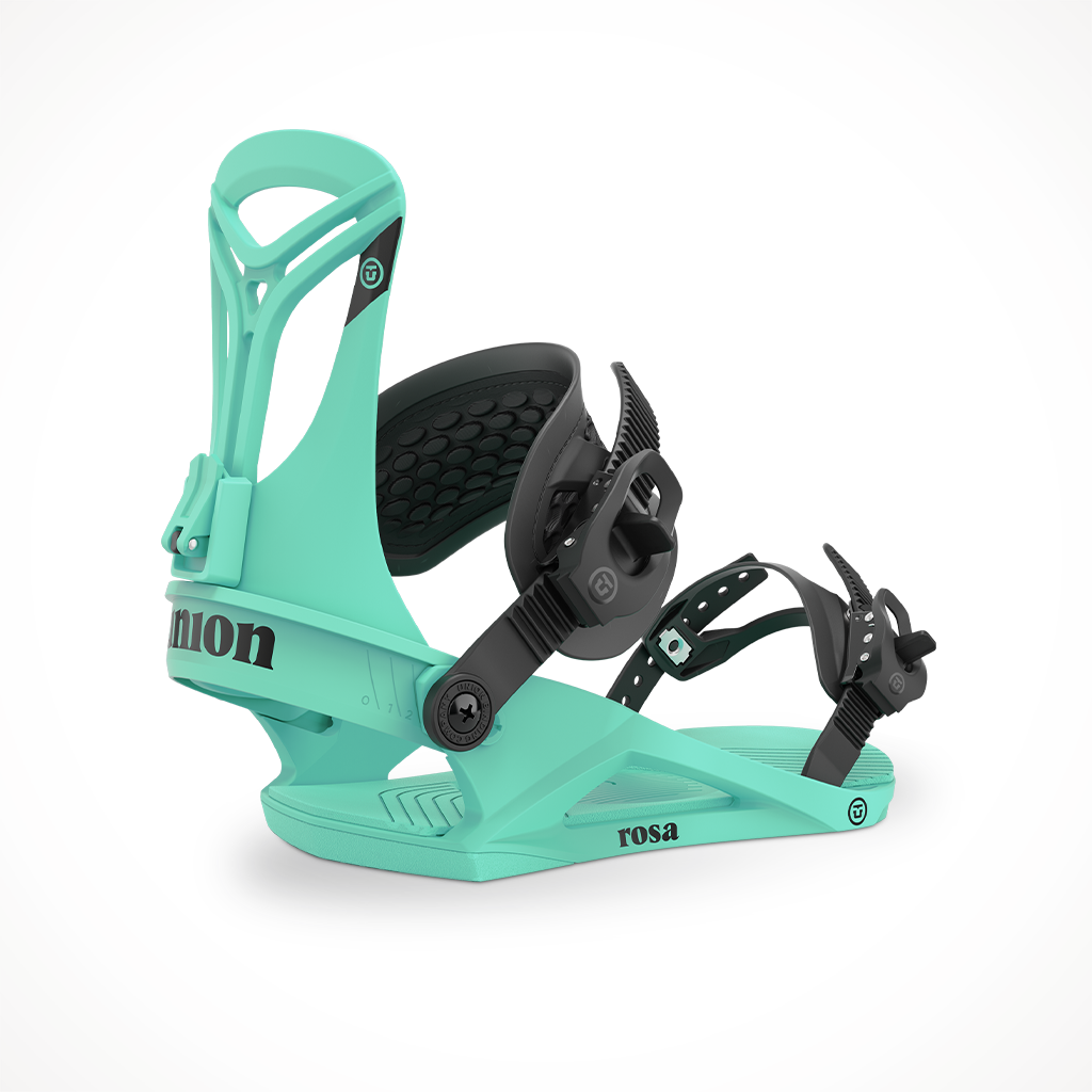 Union- Rosa 2023 Snowboard Binding Aqua Back