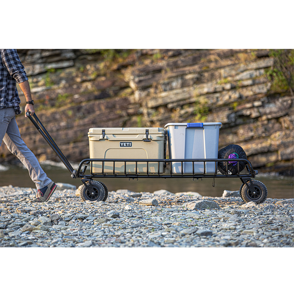 Yakima EXO Warrior Wheels Cart Kit In Use