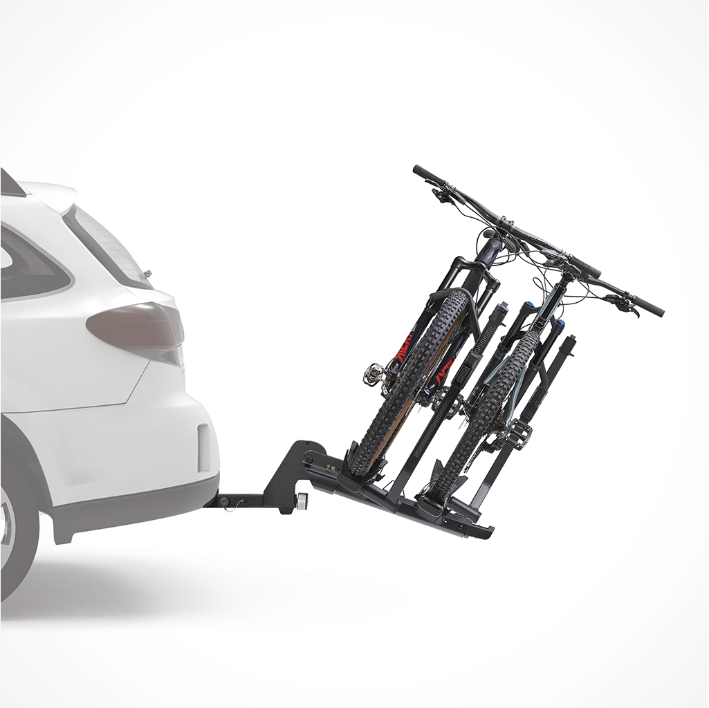 Yakima StageTwo 2 Hitch Bike Rack Anthracite 2in Tilt 343639f5 7a1e 4e65 9024 88166add75d3