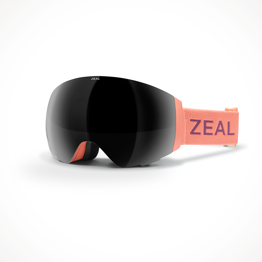 Zeal Portal 2023 Snow Goggle Coral Dark Grey